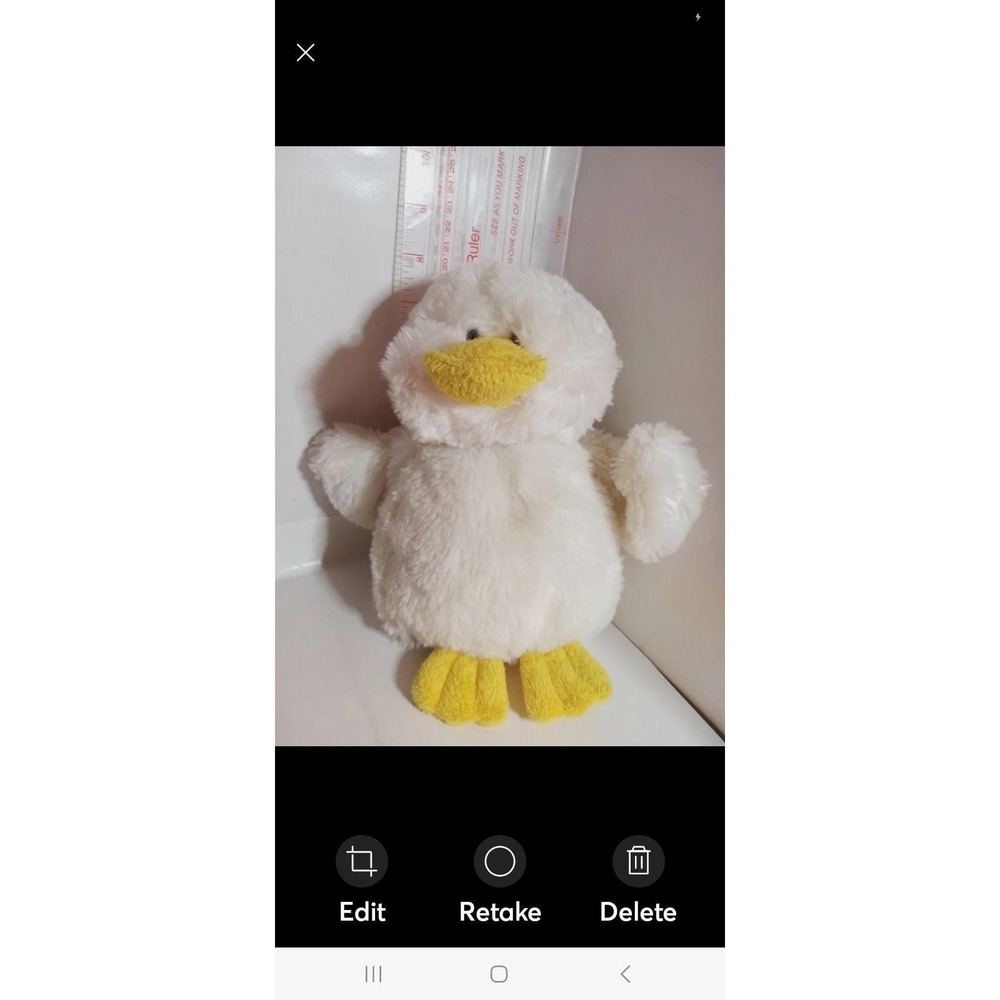 GANZ Webkinz White DUCK No Code - Stuffed Animal Plush HM 148
